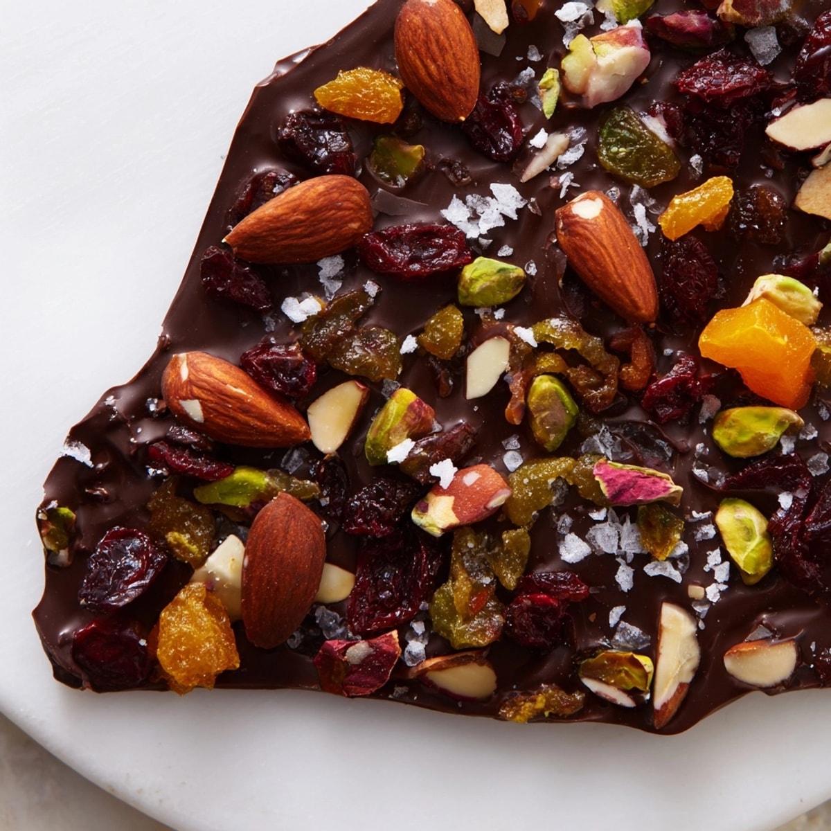 Easy chocolate bark: A simple, no-bake dessert perfect for holiday gifting.