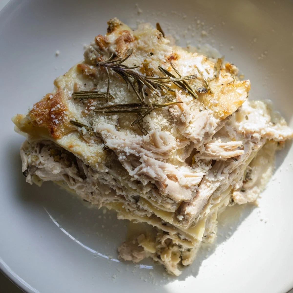 Rosemary Chicken Lasagna Layers