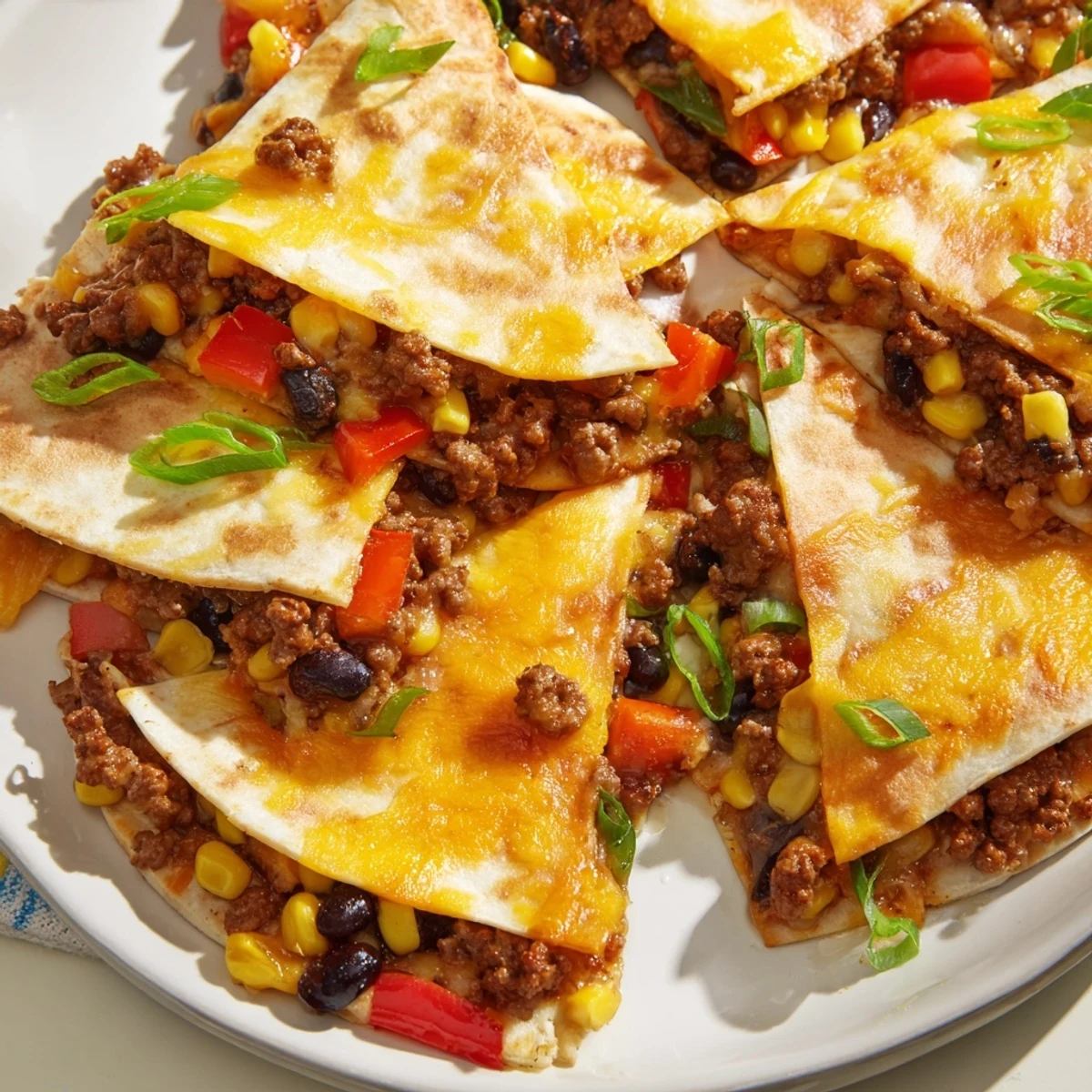Sheet Pan Quesadillas Beef