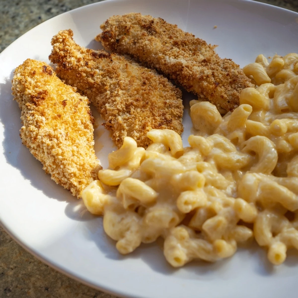 Crispy Chicken Tenders Macaroni