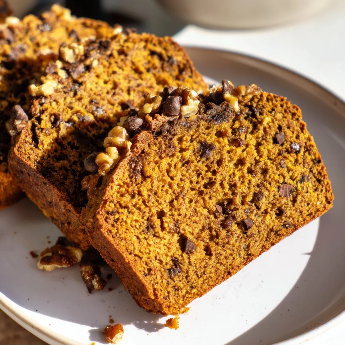 Moist Pumpkin Bread Loaf