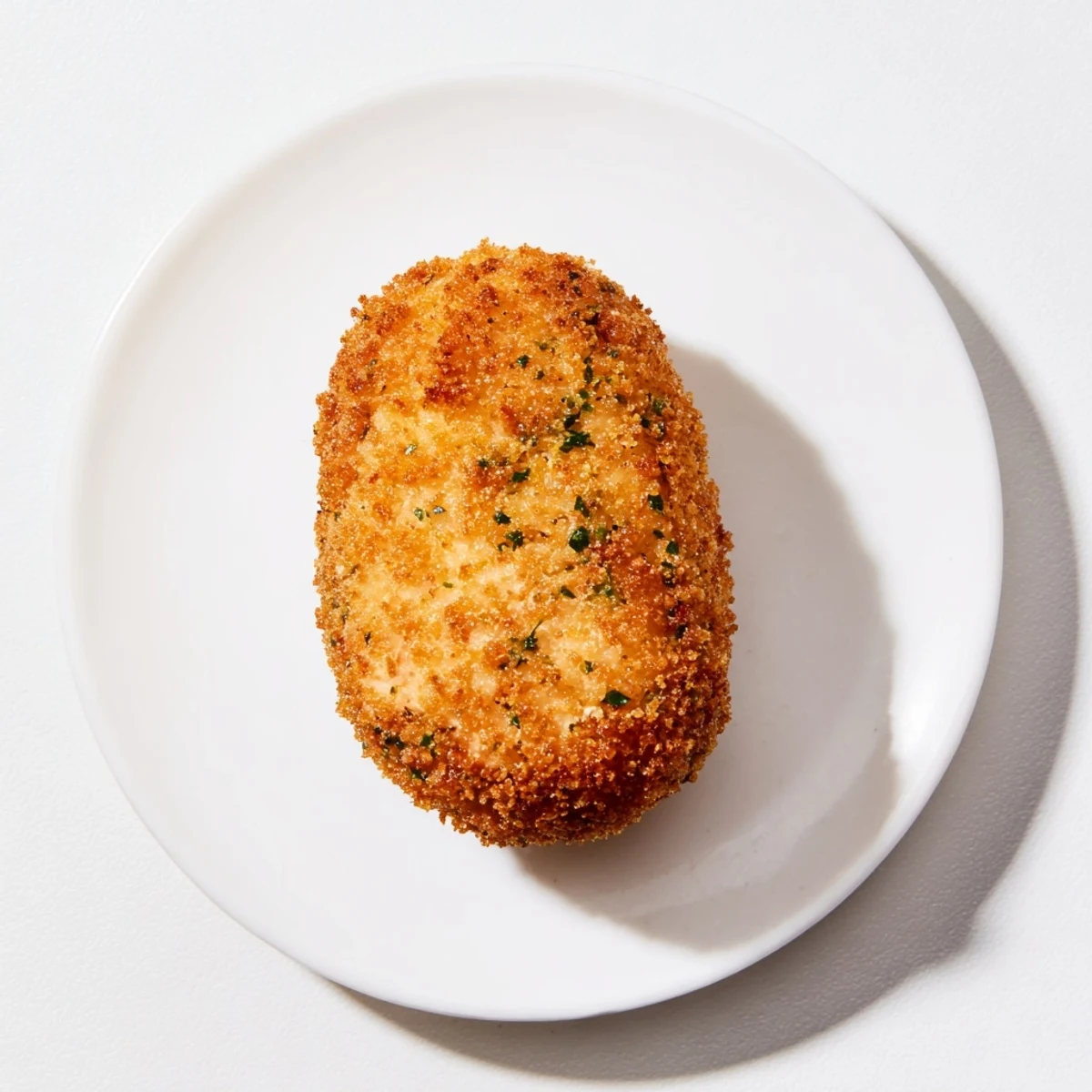 Golden-brown Air Fryer Spicy Ranch Chicken Croquettes, ready to serve with a creamy dipping sauce.