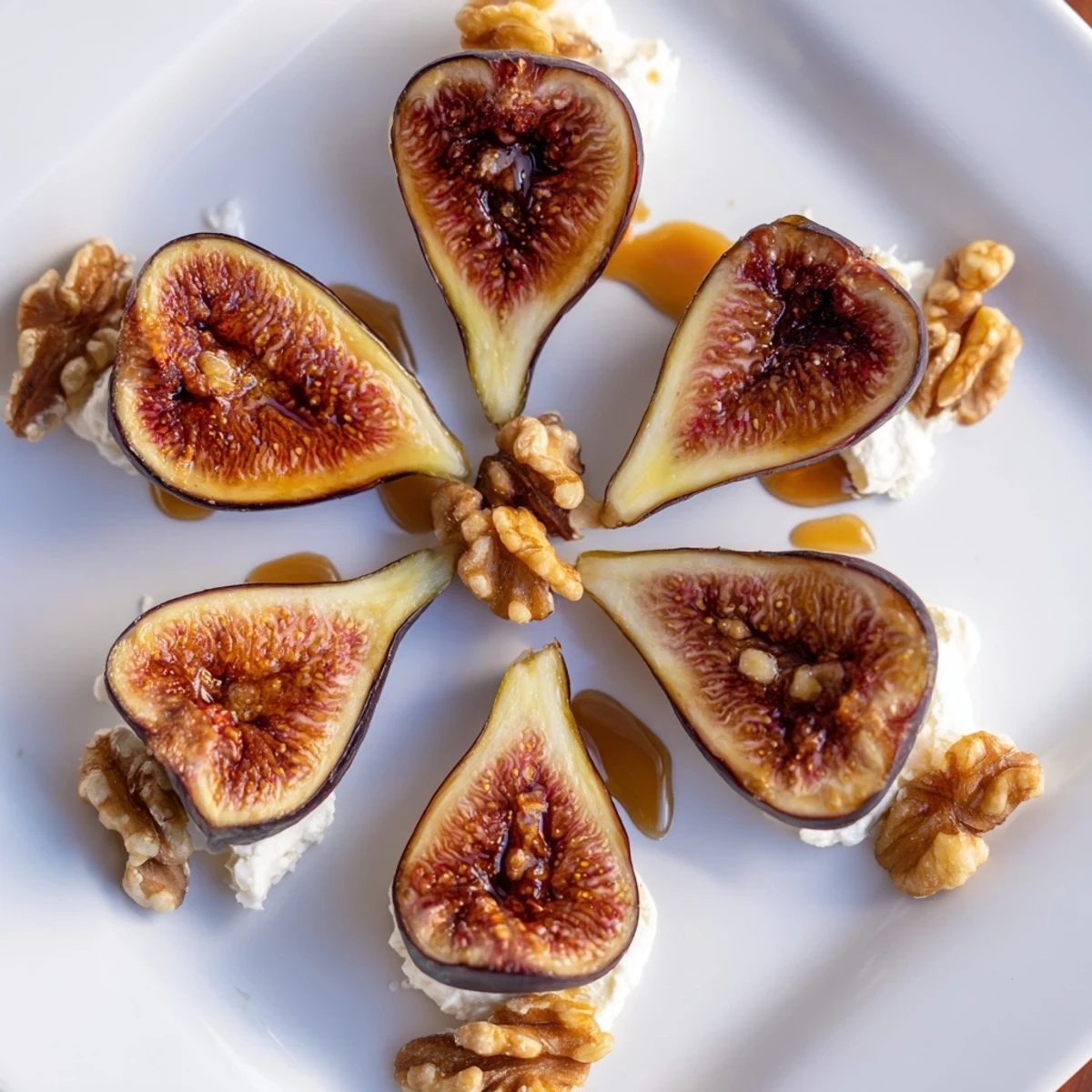 A visually appealing Fig and Walnut Star Board with sweet figs, creamy vegan cheese, and crunchy walnuts on display.