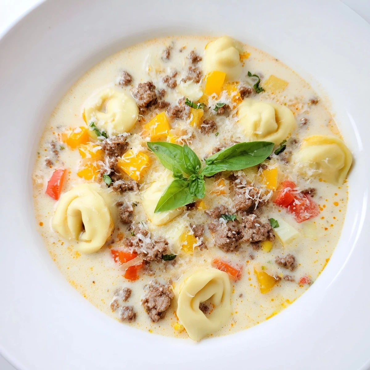 Tortellini Beef Soup