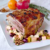 A beautiful Thanksgiving Turkey Legs charcuterie, featuring roasted turkey legs elegantly displayed with various foods.