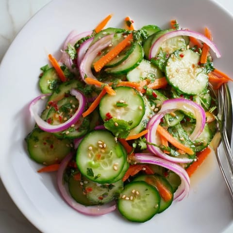 Cucumber Salad Remix Asian Sesame