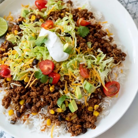 Loaded Beef Burrito Bowl
