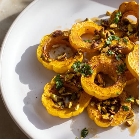 Baked Delicata Squash Rings