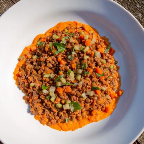 Creamy Tomato Basil Lentils