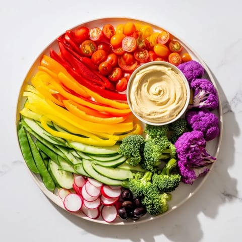 Colorful Vegetable Rainbow Board