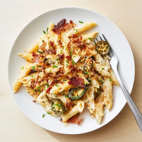 Creamy Jalapeño Popper Pasta