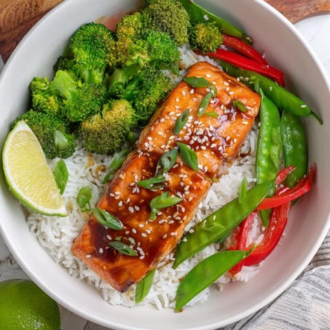 Maple Soy Glazed Salmon