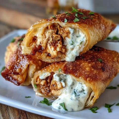 A platter of Mini Chicken Chimis with jalapeño cream cheese is served with sour cream, lime wedges, and fresh cilantro garnish.