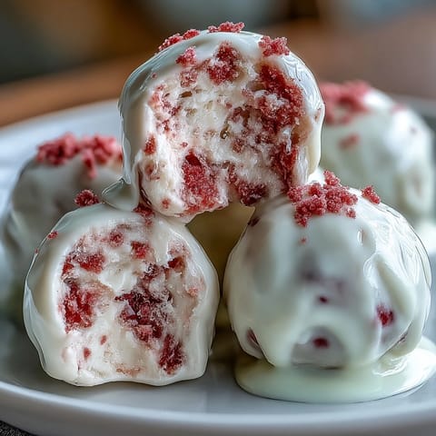 Valentines Day Strawberry Truffles
