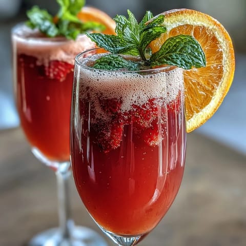 Mothers Day Strawberry Mimosa