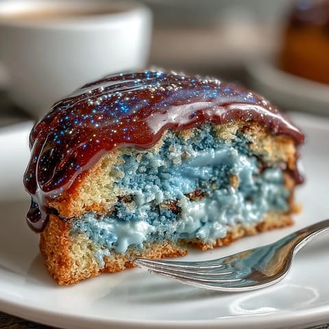 Pisces-Themed Galaxy Cake