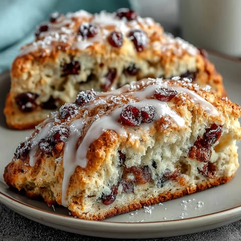Blueberry Lemon Sourdough Scones with golden edges and juicy berries, perfect for a springtime brunch treat.