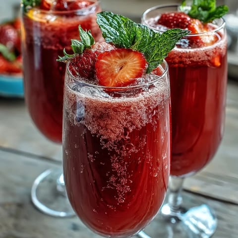 Mothers Day Strawberry Mimosa
