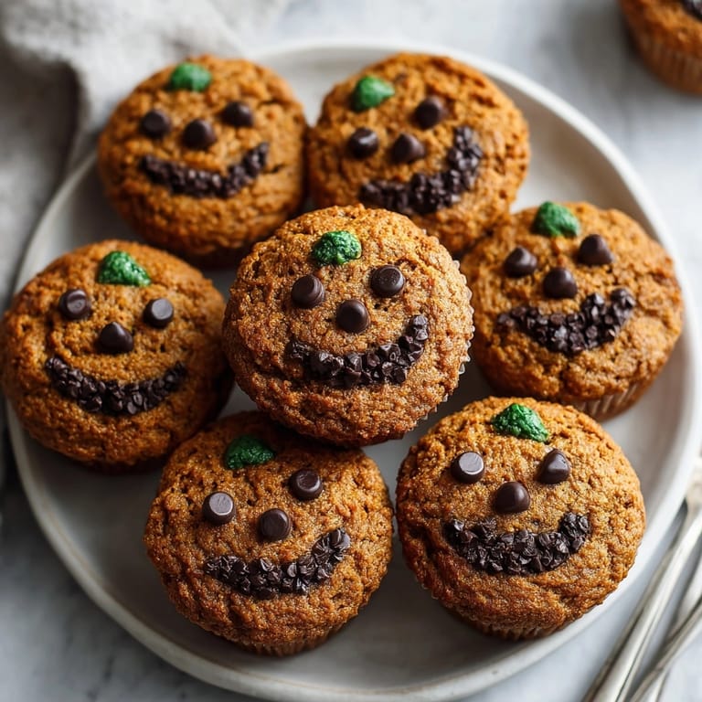 Warm, baked whole wheat pumpkin muffins cooling on a rack, ready to enjoy with cider.