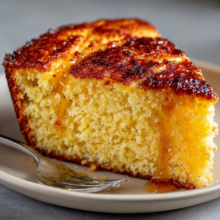 Warm slices of Skillet Cornbread with Honey Butter Swirl, a sweet and savory treat.