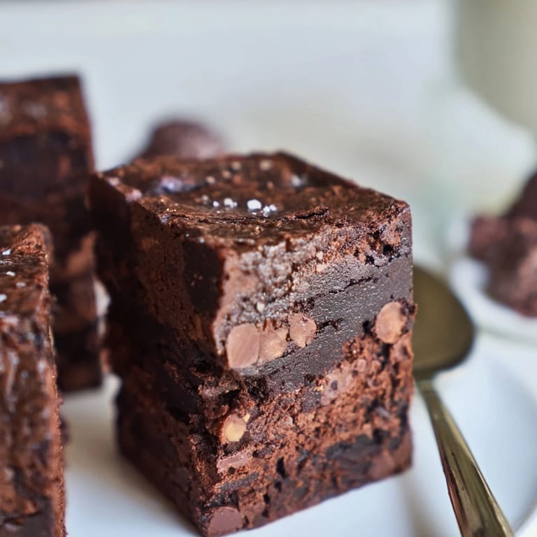 Decadent Zero-Waste Brownies featuring nut-milk pulp, perfect with a scoop of ice cream.  