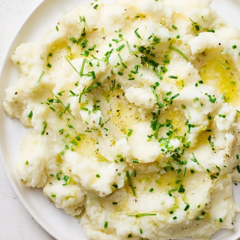 Garlic Lemon Cauliflower Mash