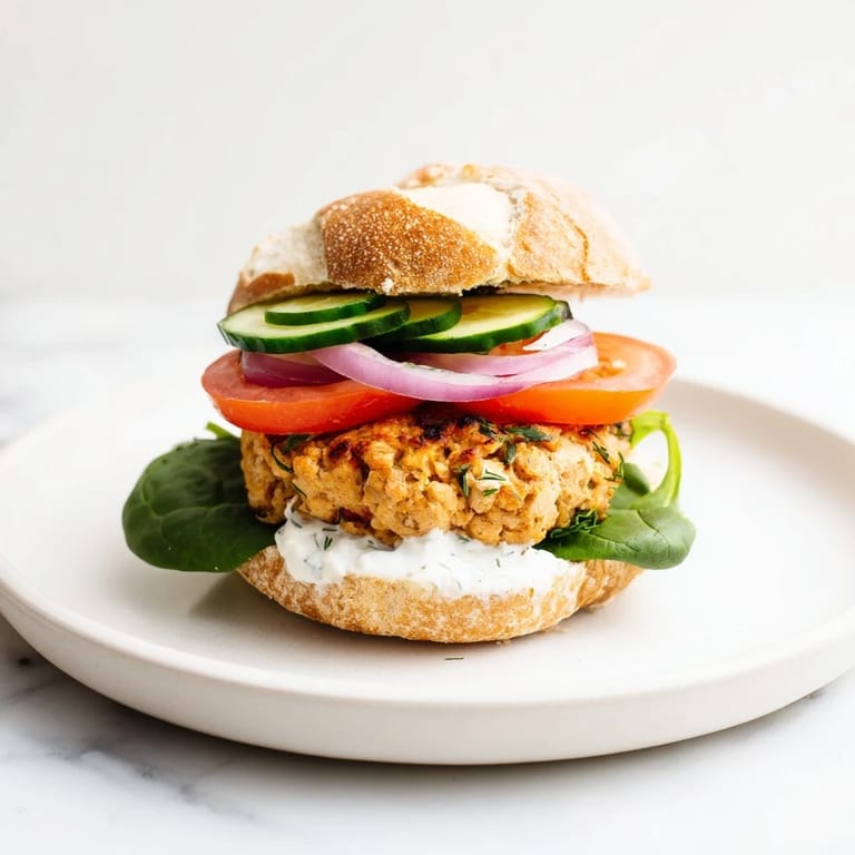 Close-up of juicy, baked Healthy Chicken Sliders, stacked high with fresh toppings and a side of greens.