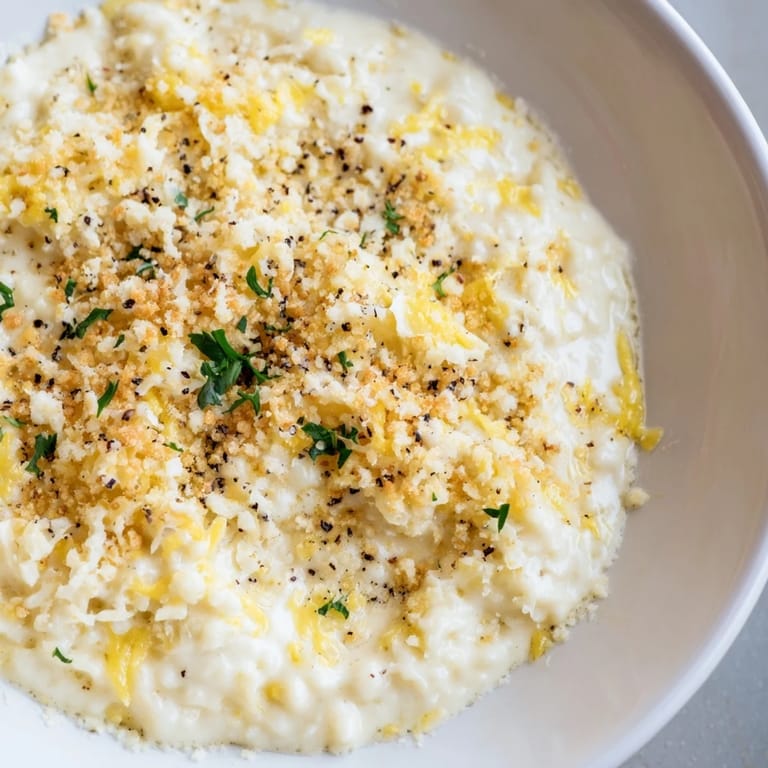 A close-up of a creamy Lightened Mac & Cheese Snowflake Pasta Bake, warm and inviting.