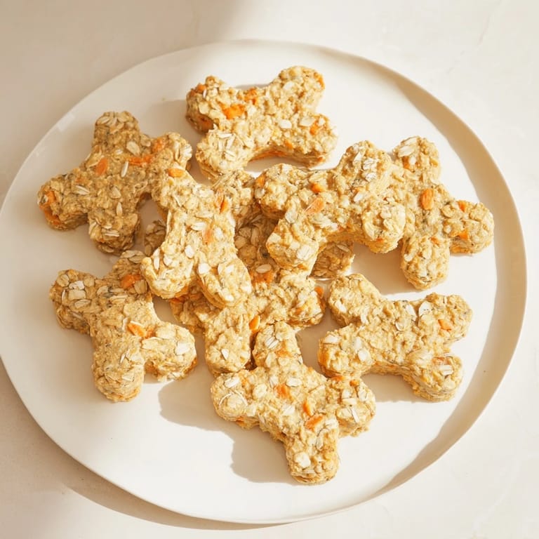 Freshly baked Friendly Dog Paw Treats, perfectly shaped and ready to reward your best friend.