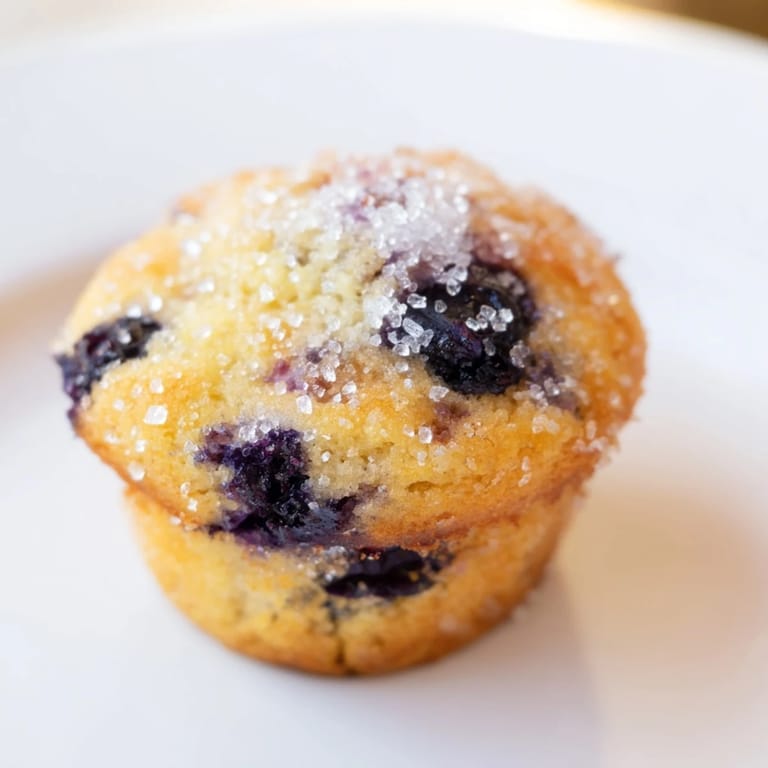 Close-up of fluffy mini blueberry muffins, ideal for sharing, nestled in a charming picnic basket.