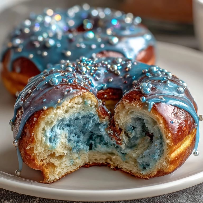 Pisces-Themed Galaxy Cake with Edible Glitter: Celestial-inspired dessert featuring vibrant galaxy swirls of navy, purple, and teal buttercream, sparkling edible glitter, and soft vanilla cake layers.